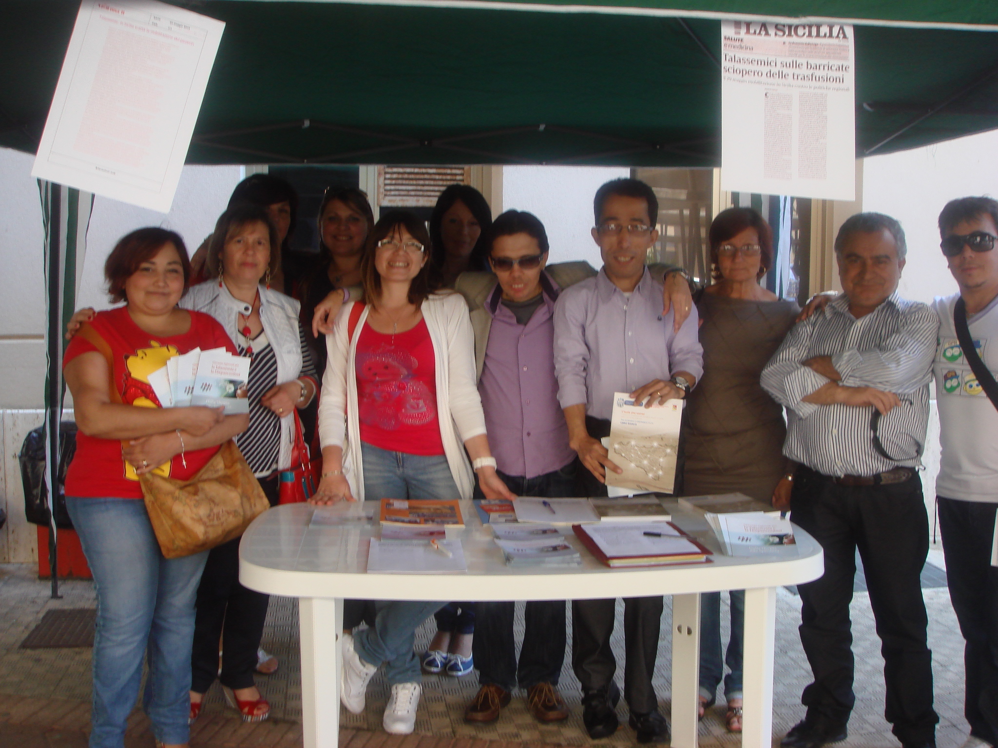 Sit-In dell'Associazione di Sciacca